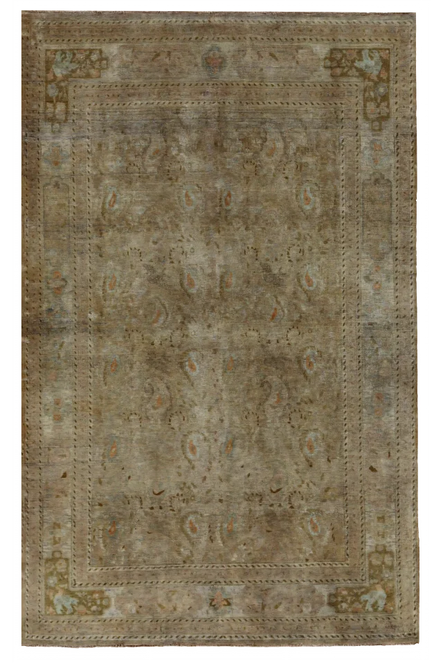 Antique Persian Bijar Transitional Rug 91403