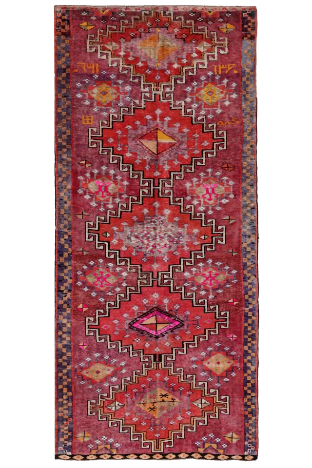 Antique Persian Azarbaijan Transitional Rug 91412