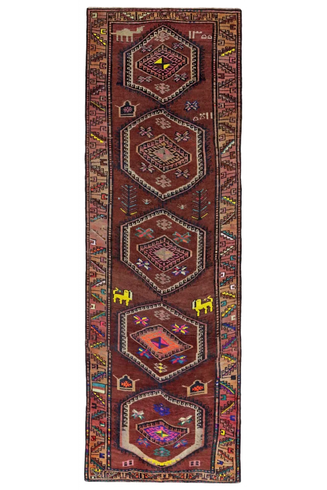 Antique Persian Azarbaijan Transitional Rug 91418