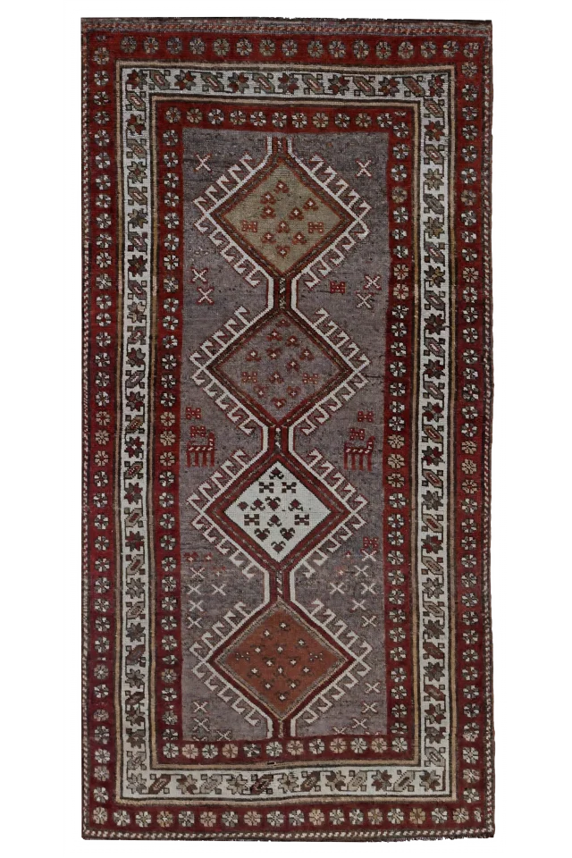 Antique Persian Bijar Traditional Rug 91419