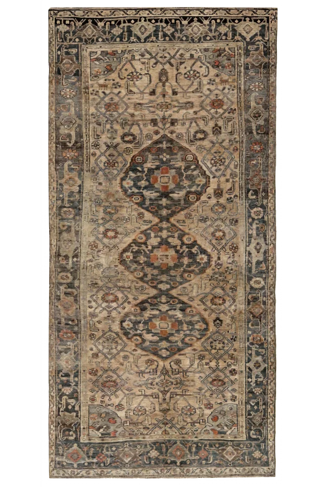 Antique Persian Bijar Traditional Rug 91422