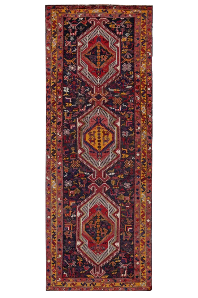 Antique Persian Azarbaijan Traditional Rug 91428