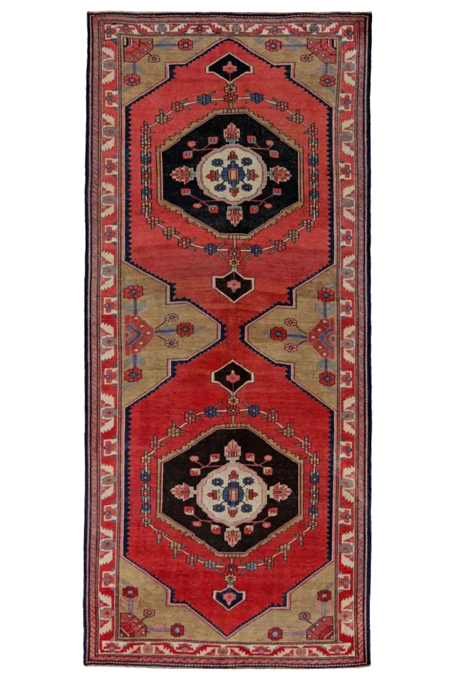 Antique Persian Azarbaijan Traditional Rug 91434