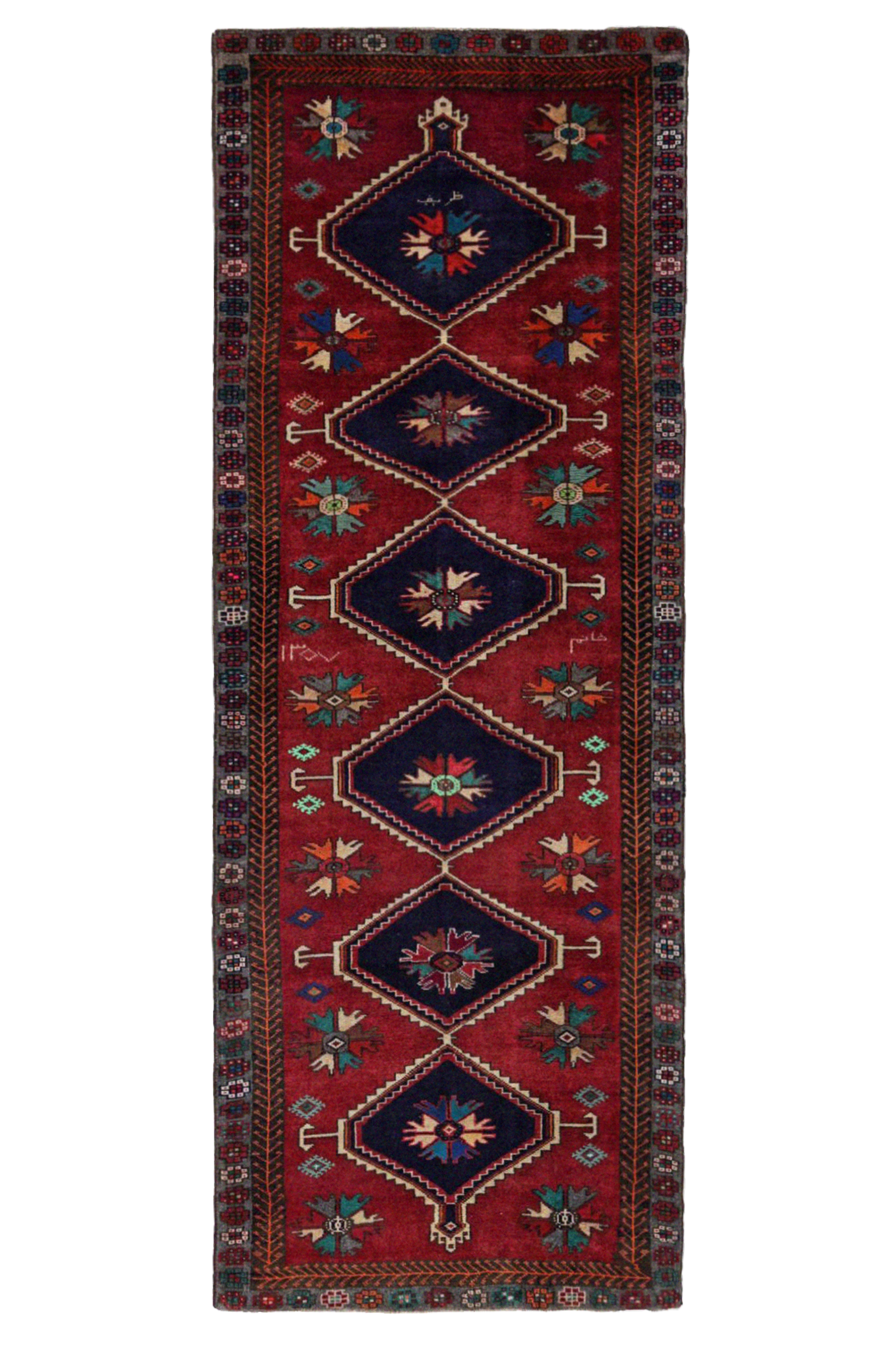 Antique Persian Azarbaijan Traditional Rug 91435
