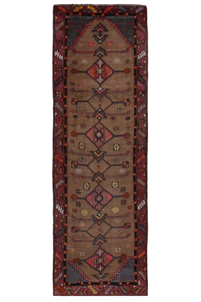 Antique Persian Azarbaijan Transitional Rug 91438