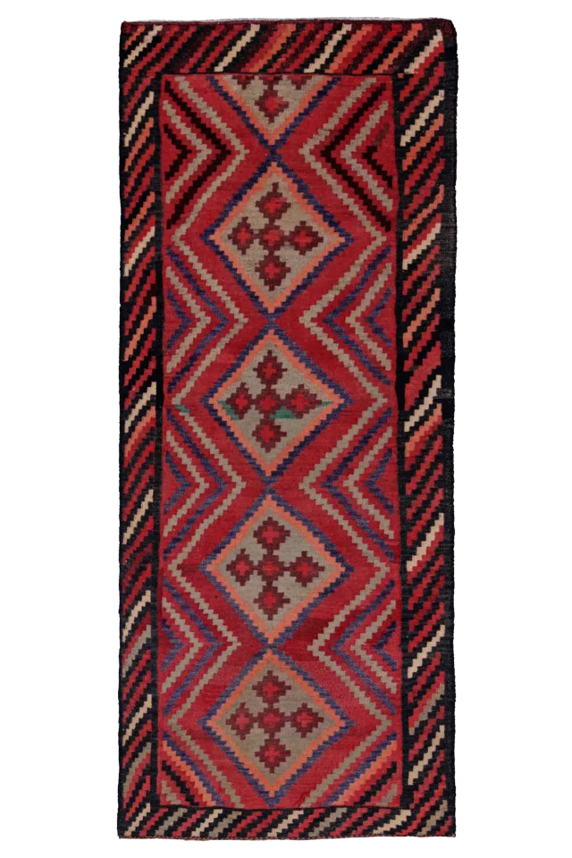 Antique Persian Traditional Rug 91454