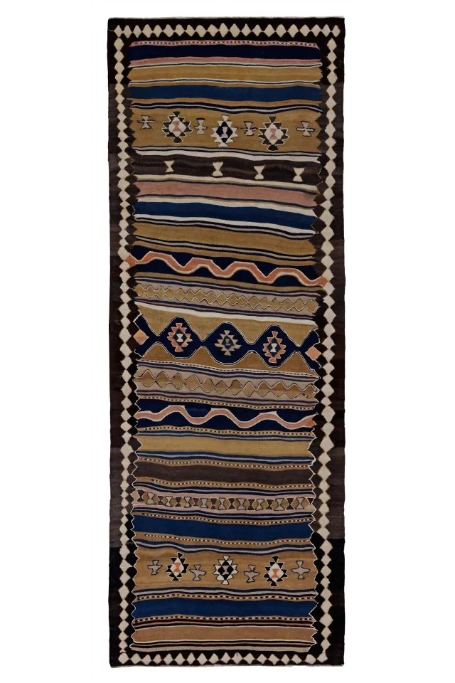 Antique Persian Transitional Rug 91458