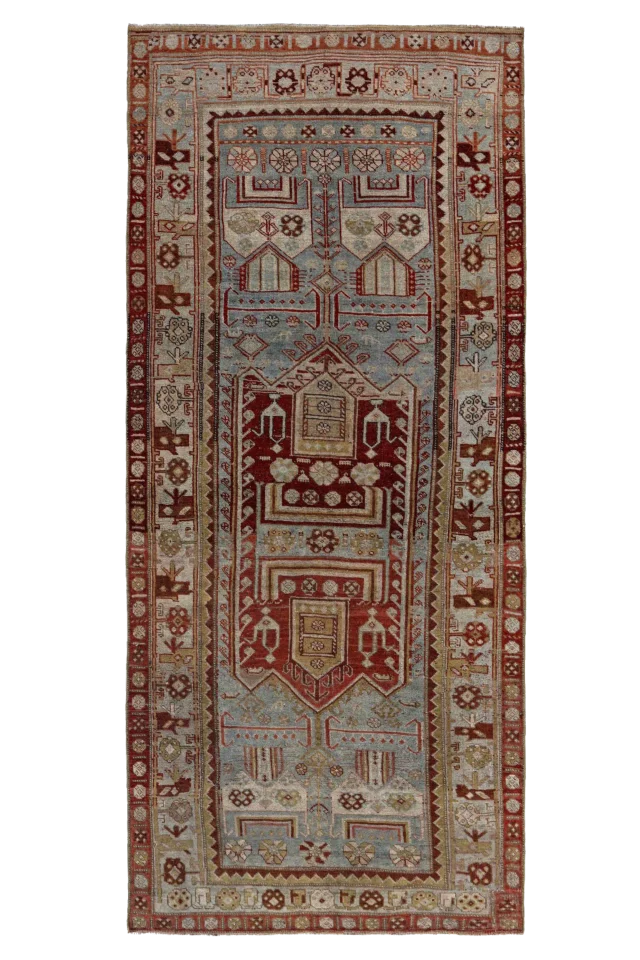 Antique Persian Bijar Transitional Rug 91460