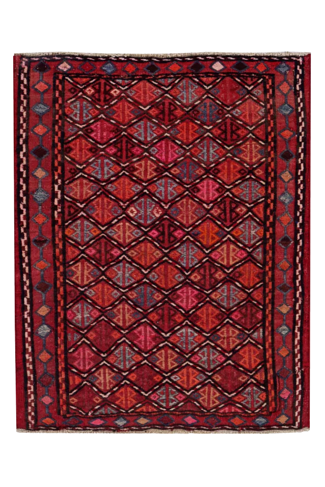 Antique Persian Traditional Rug 91463