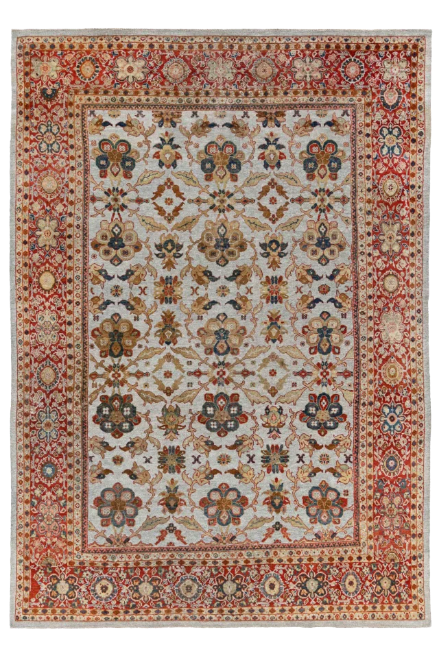 Antique Persian Sultanabad Traditional Rug 91476