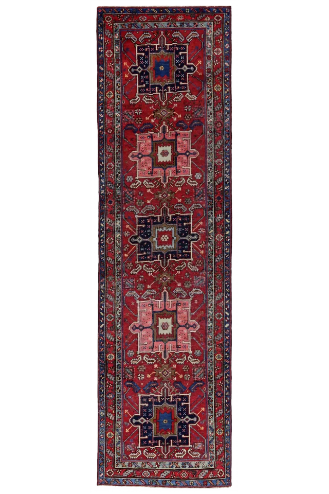 Antique Persian Heriz Traditional Rug 91478