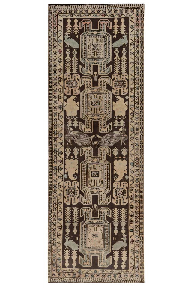 Antique Persian Azarbaijan Traditional Rug 91480