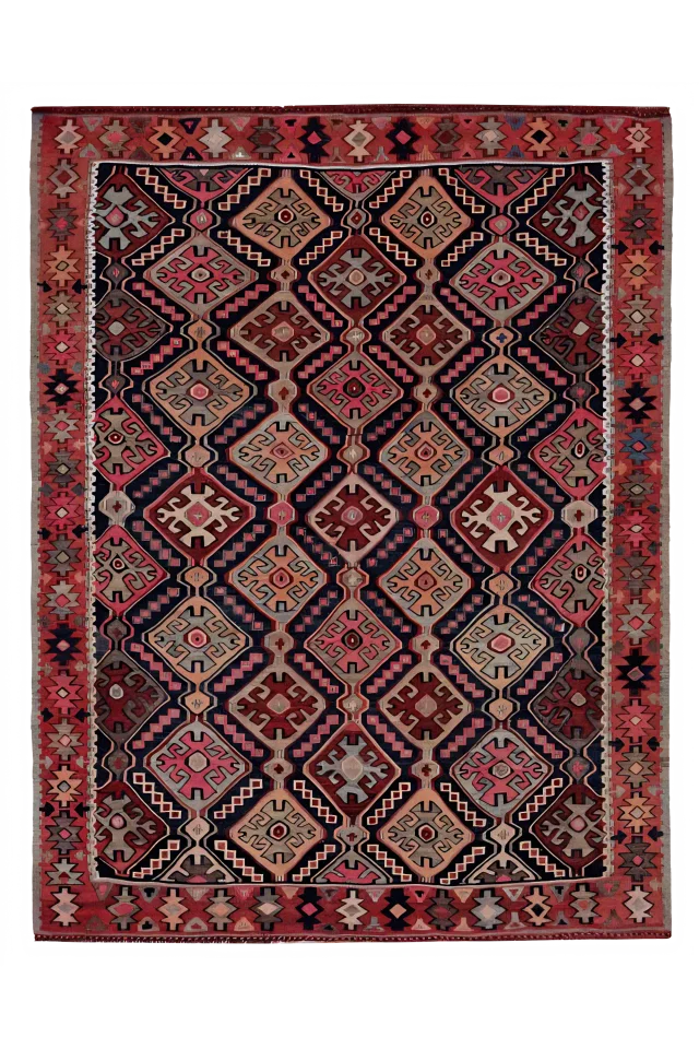 Antique Persian Traditional Rug 91484