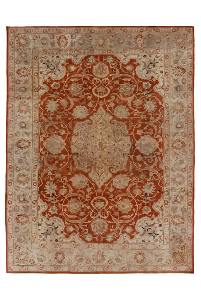 Antique Persian Tabriz Traditional Rug 91505