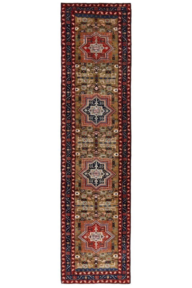 Antique Persian Azarbaijan Traditional Rug 91516