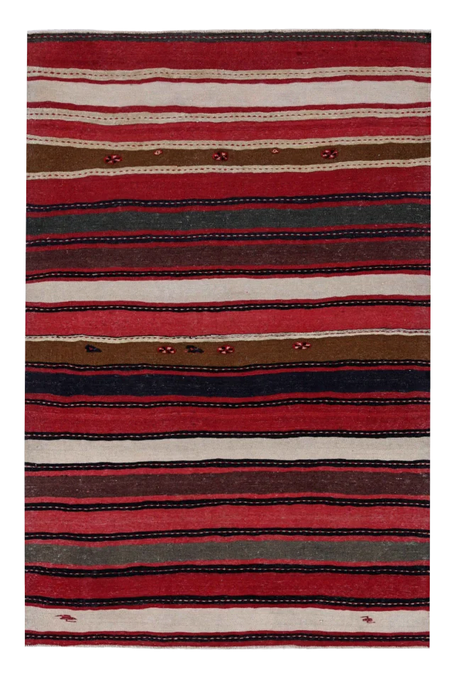 Antique Persian Transitional Rug 91519