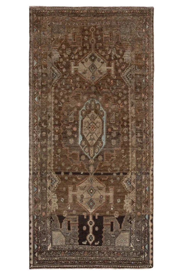 Antique Persian Bijar Transitional Rug 91529