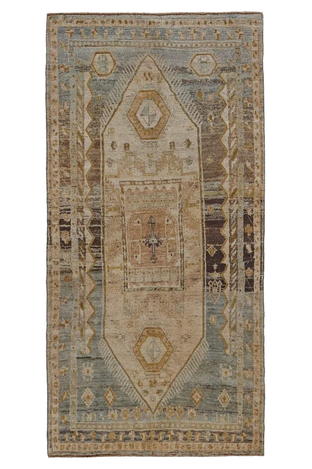 Antique Persian Bijar Transitional Rug 91530