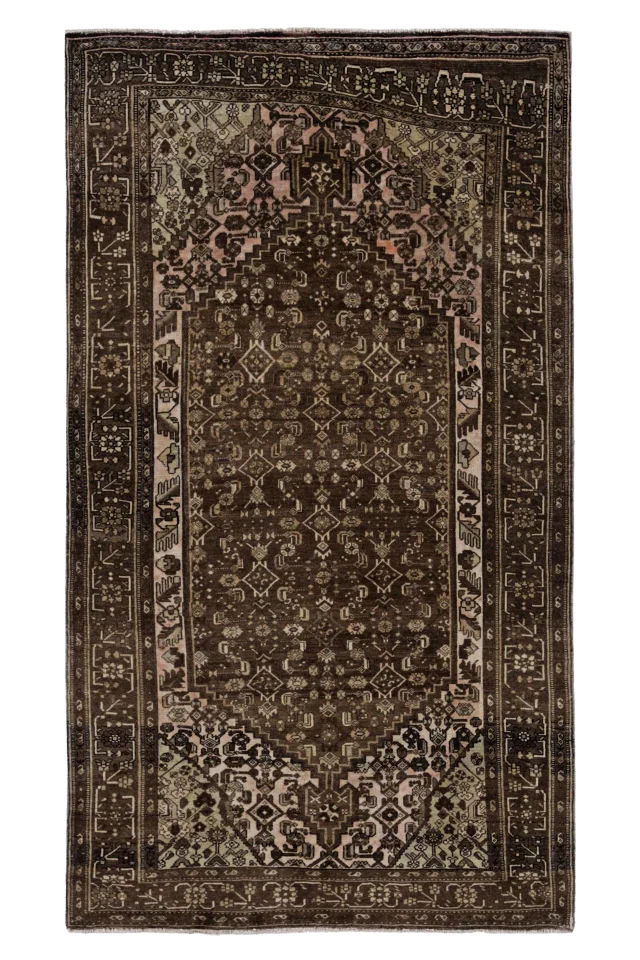 Antique Persian Bijar Transitional Rug 91531
