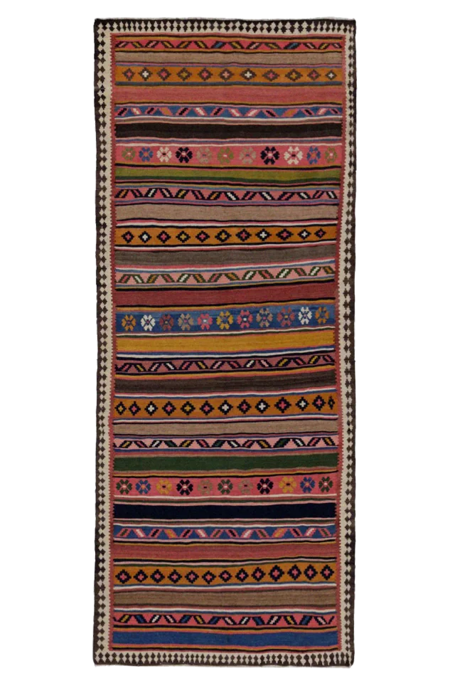 Antique Persian Transitional Rug 91536