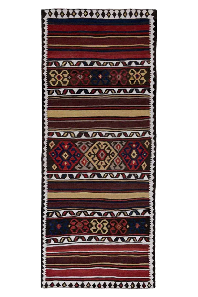 Antique Persian Transitional Rug 91552