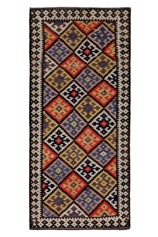 Antique Persian Transitional Rug 91556