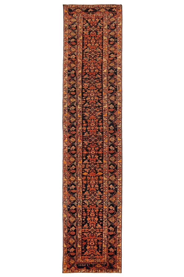 Antique Persian Malayer Transitional Rug 91570