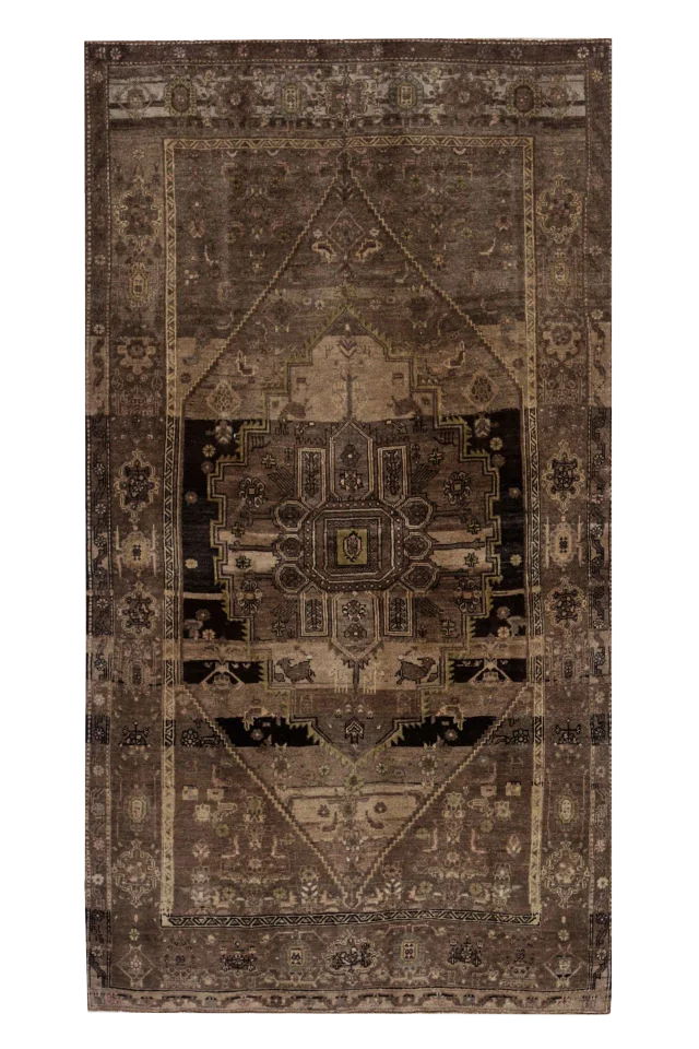 Antique Persian Bijar Transitional Rug 91585
