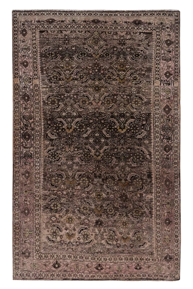 Antique Persian Bijar Traditional Rug 91592