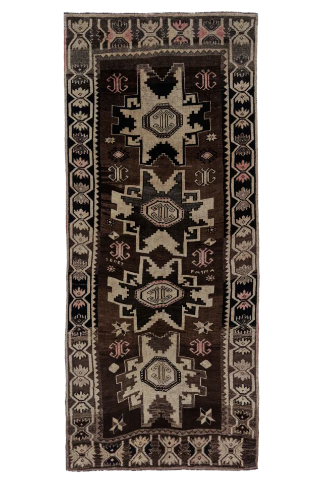 Antique Persian Azarbaijan Transitional Rug 91599