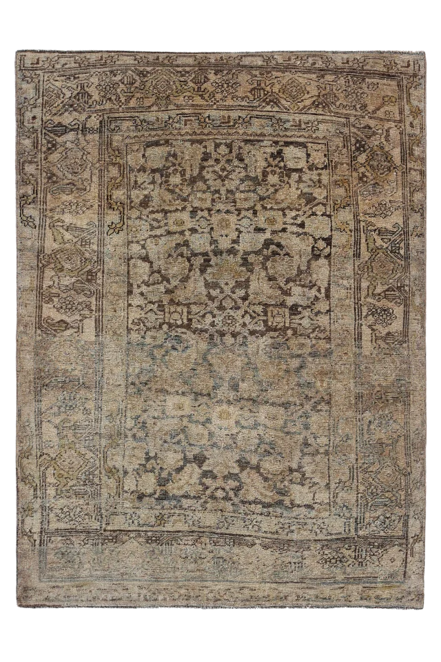 Antique Persian Bijar Transitional Rug 91600