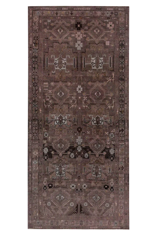 Antique Persian Bijar Transitional Rug 91616