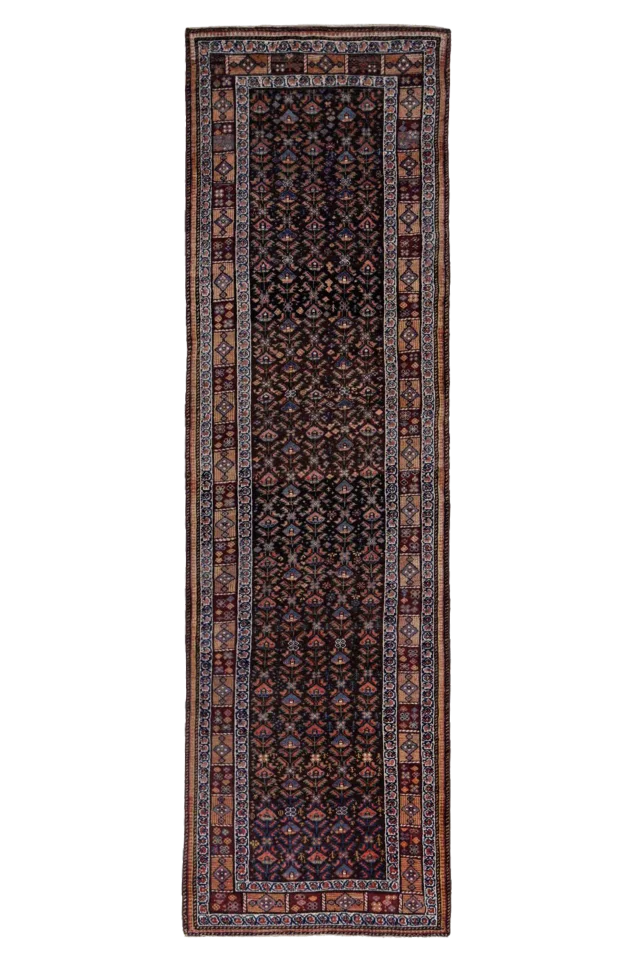 Antique Persian Bijar Traditional Rug 91618