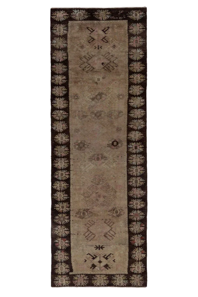 Antique Persian Azarbaijan Transitional Rug 91619