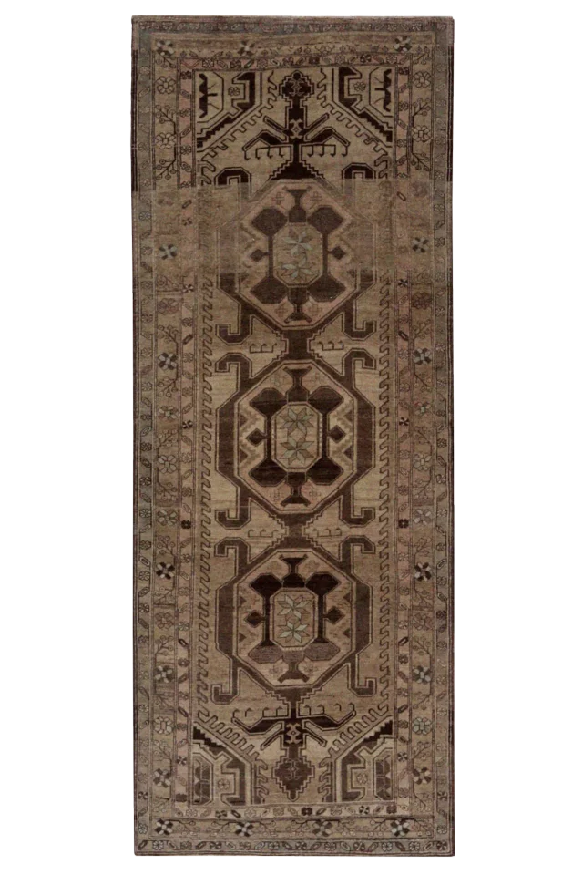 Antique Persian Azarbaijan Transitional Rug 91622