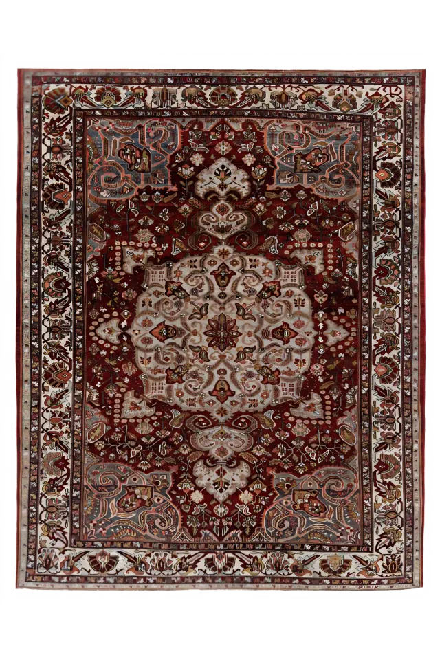 Antique Persian Bakhtiar Traditional Rug 91634