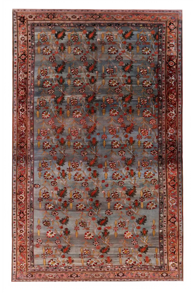 Antique Persian Bijar Traditional Rug 91638