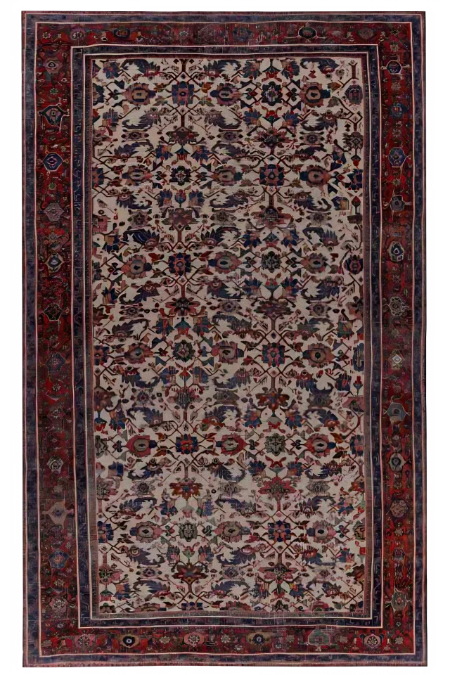Antique Persian Traditional Rug 91640