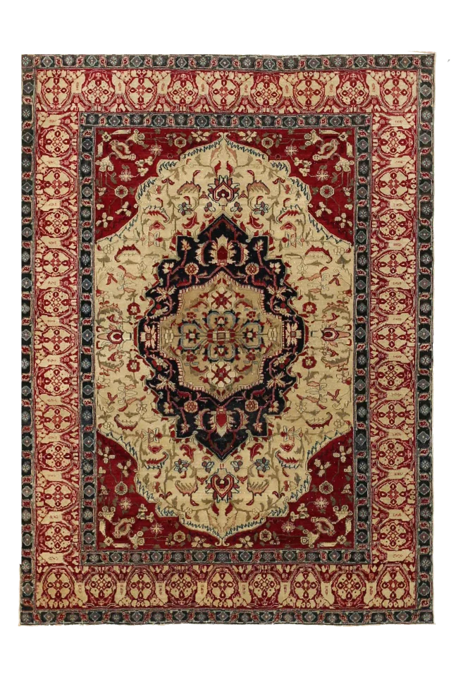 India Agra Modern / Contemporary Rug 91749