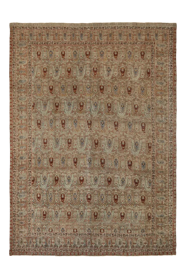 Antique Persian Tabriz Traditional Rug 91752
