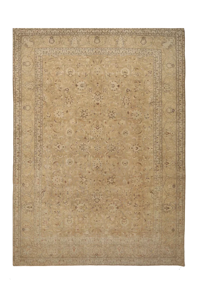 Antique Persian Tabriz Traditional Rug 91753