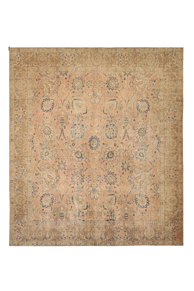 Antique Persian Tabriz Traditional Rug 91763