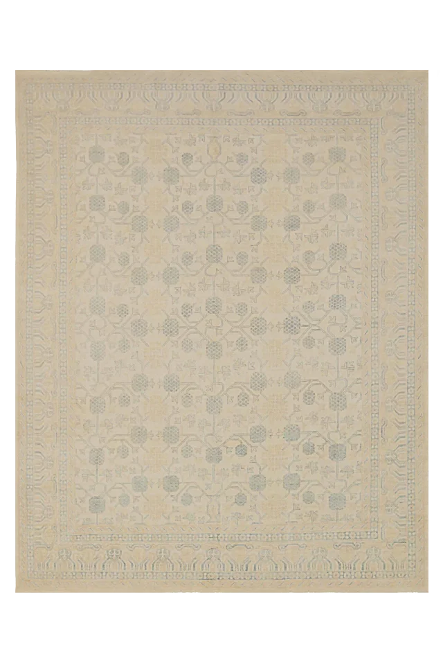 Afghanistan Tabriz Tribal Rug 91924