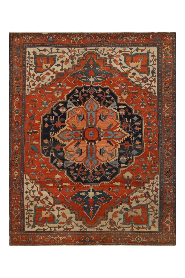Antique Persian Traditional Rug 91964
