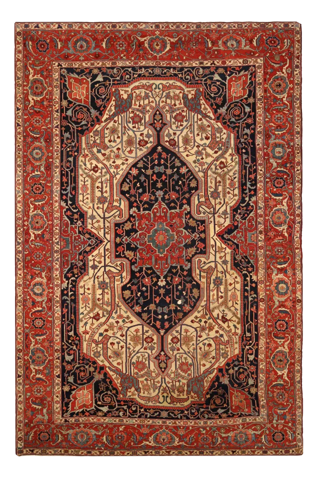 Antique Persian Traditional Rug 91967