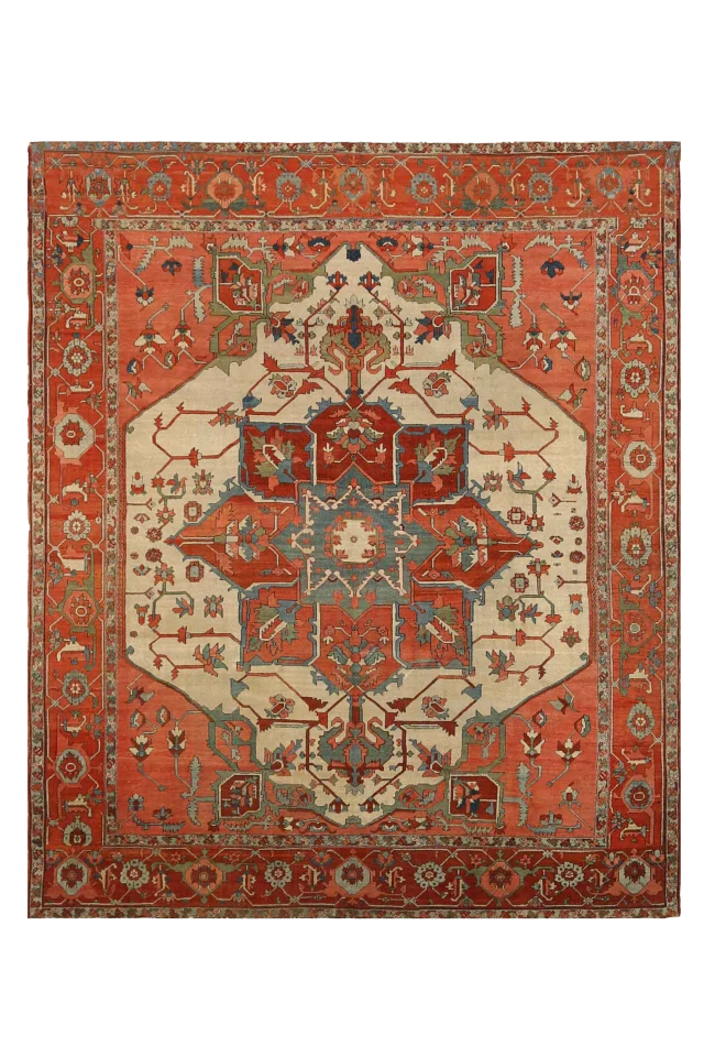 Antique Persian Traditional Rug 91969