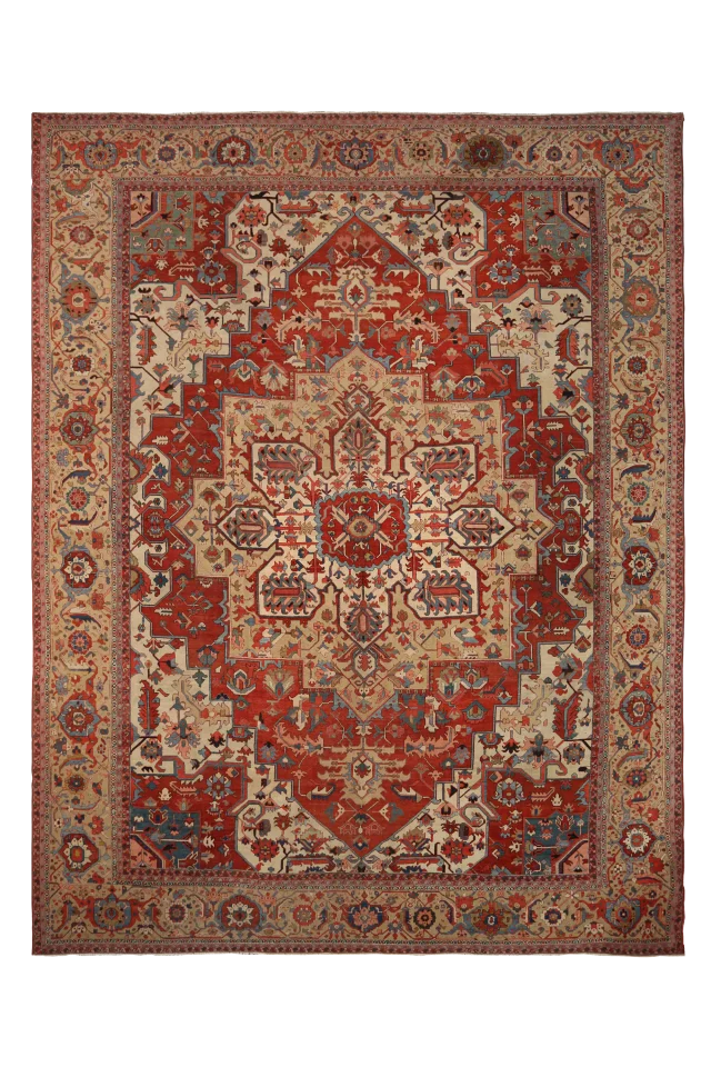 Antique Persian Traditional Rug 91971