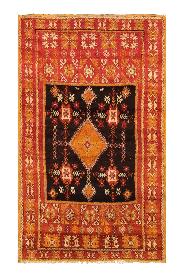 Antique Morocco Moroccan Traditional Rug 92027