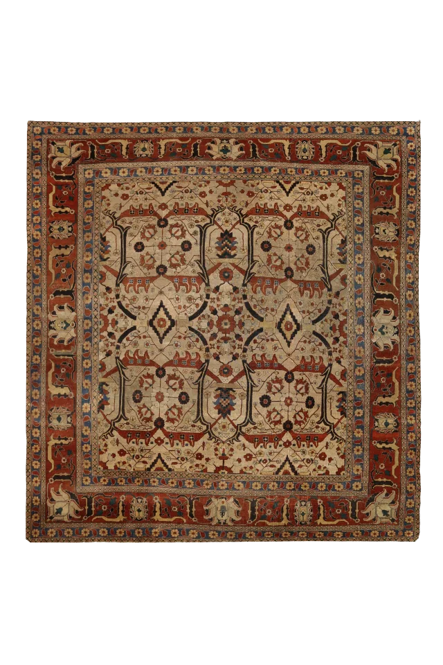 Antique Persian Tabriz Traditional Rug 92118
