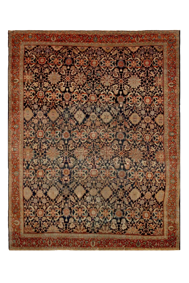 Antique Persian Sultanabad Traditional Rug 92119